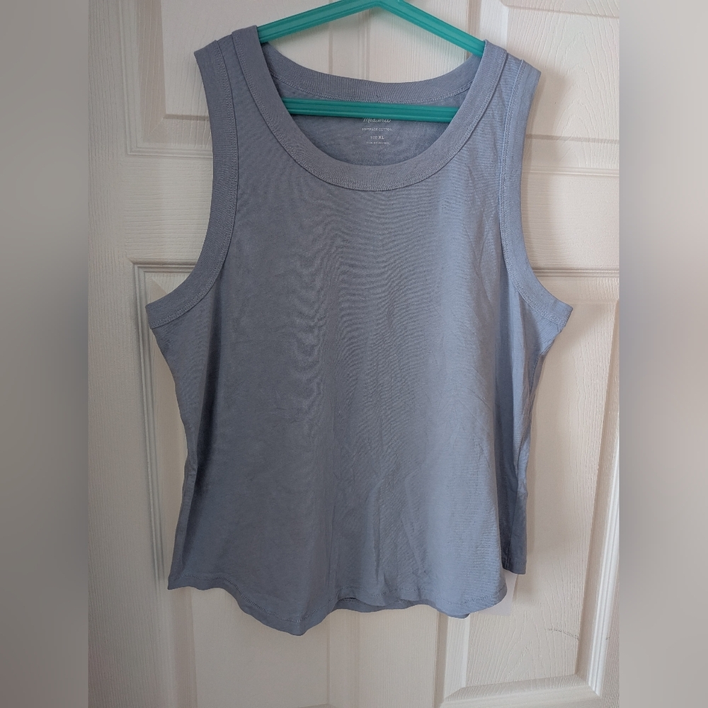 Madewell Light Gray Muscle Tee